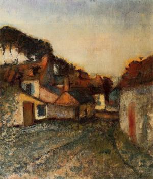 埃德加 德加 Village Street 埃德加 德加 Village Street